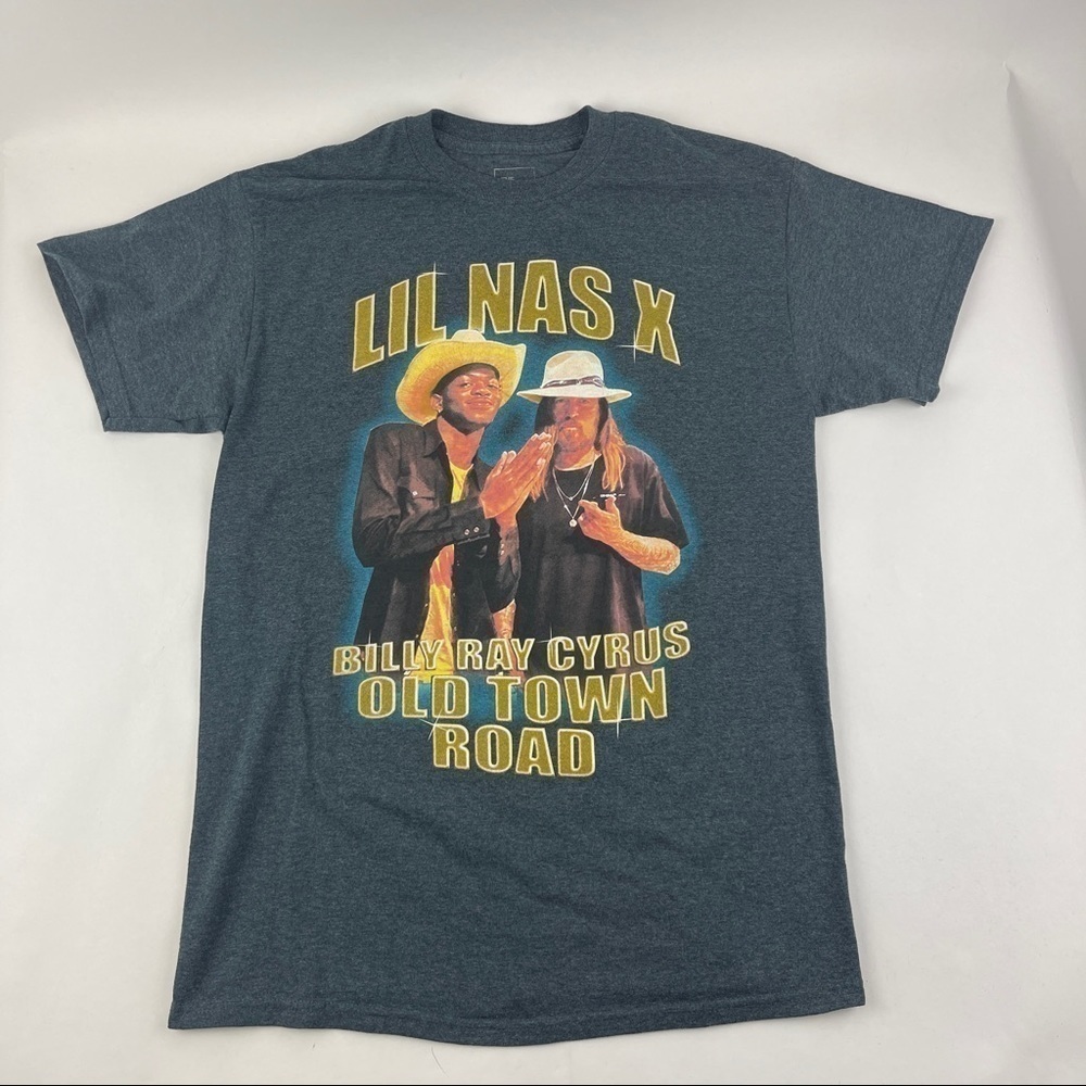 The Thread Shop Tshirt Mens Medium Gray Lis Was X Billy Ray Cyrus Old Town Road